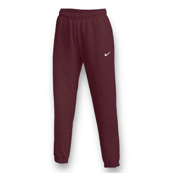 Nike Burgundy Sweatpants Joggers Size Small - Picture 1 of 9